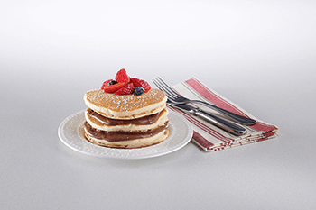 Pancakes - Pancake Stack featuring Sweet Cream Pancake and Nutella®