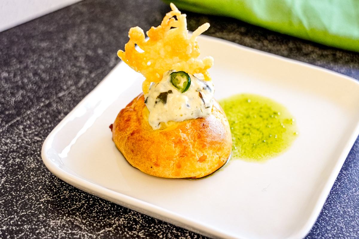 Spinach and Artichoke Gougères